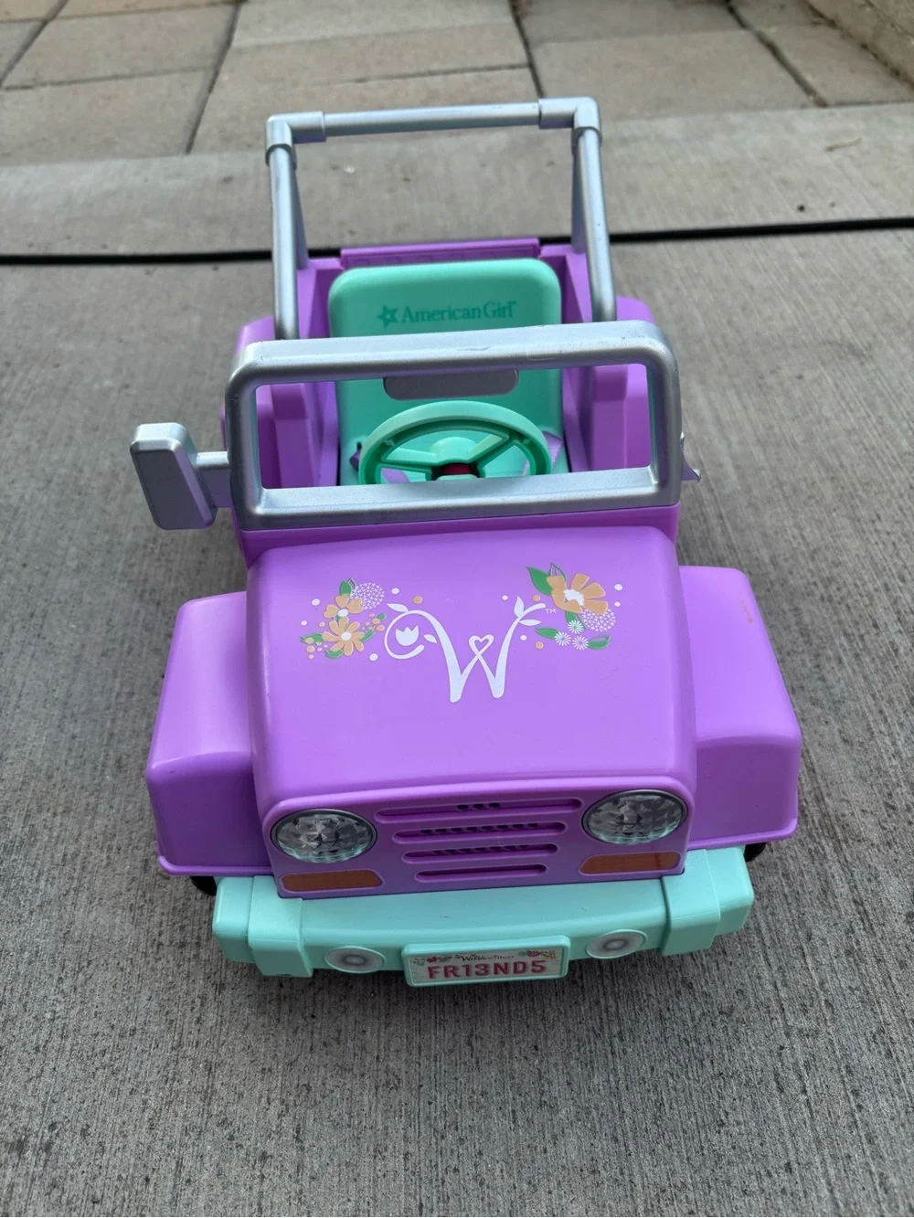 American Girl bright purple